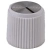 White Rogan knob 13x12mm Shaft Hole 6.4mm