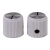 White Rogan knob 13x12mm Shaft Hole 6.4mm