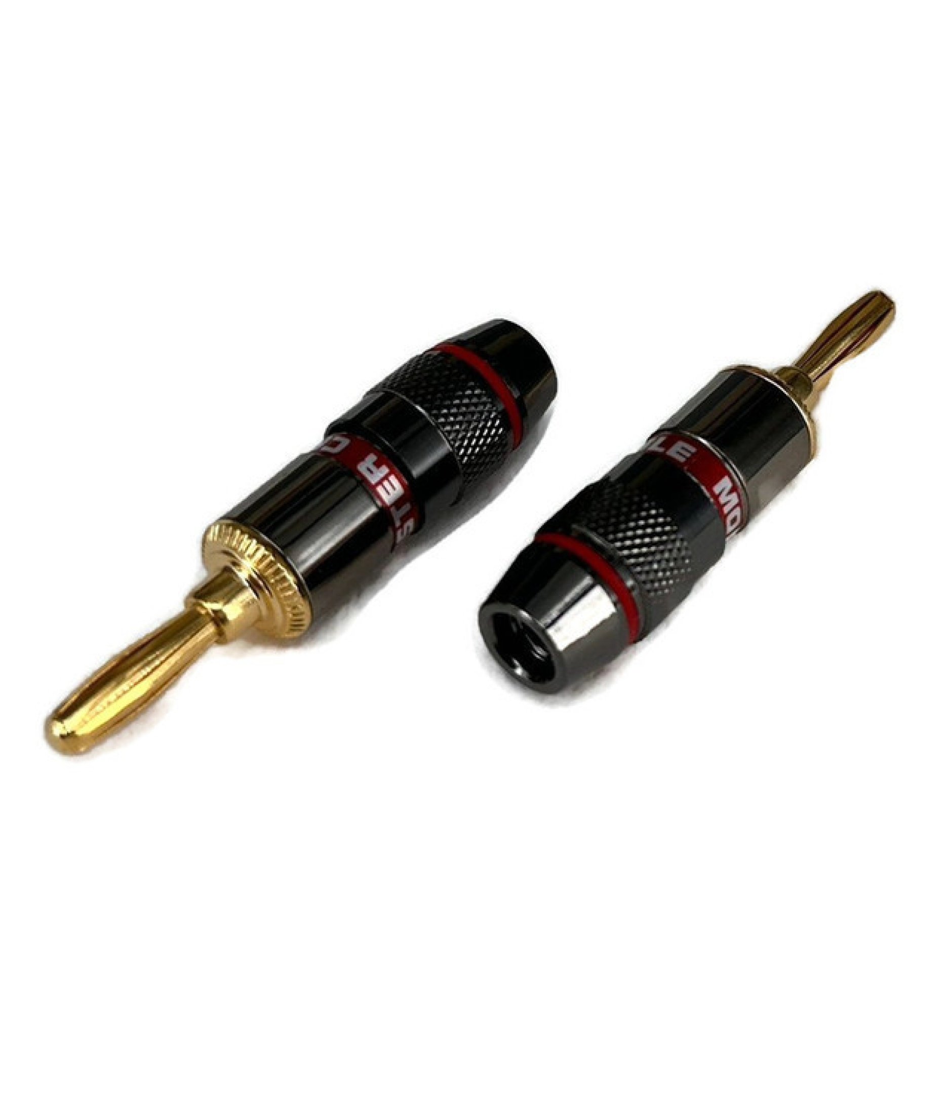 4mm Banana Plug Gold Plated Red