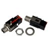 6.35mm 1/4" Right Angle Mono Female Connector Thread Lock Panel Mount CK635008