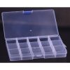 15 Grid Transparent Plastic Project Box 10*17.5*2.3cm