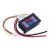 LED DC Dual Display Voltmeter RED/BLUE LED 0.28inch