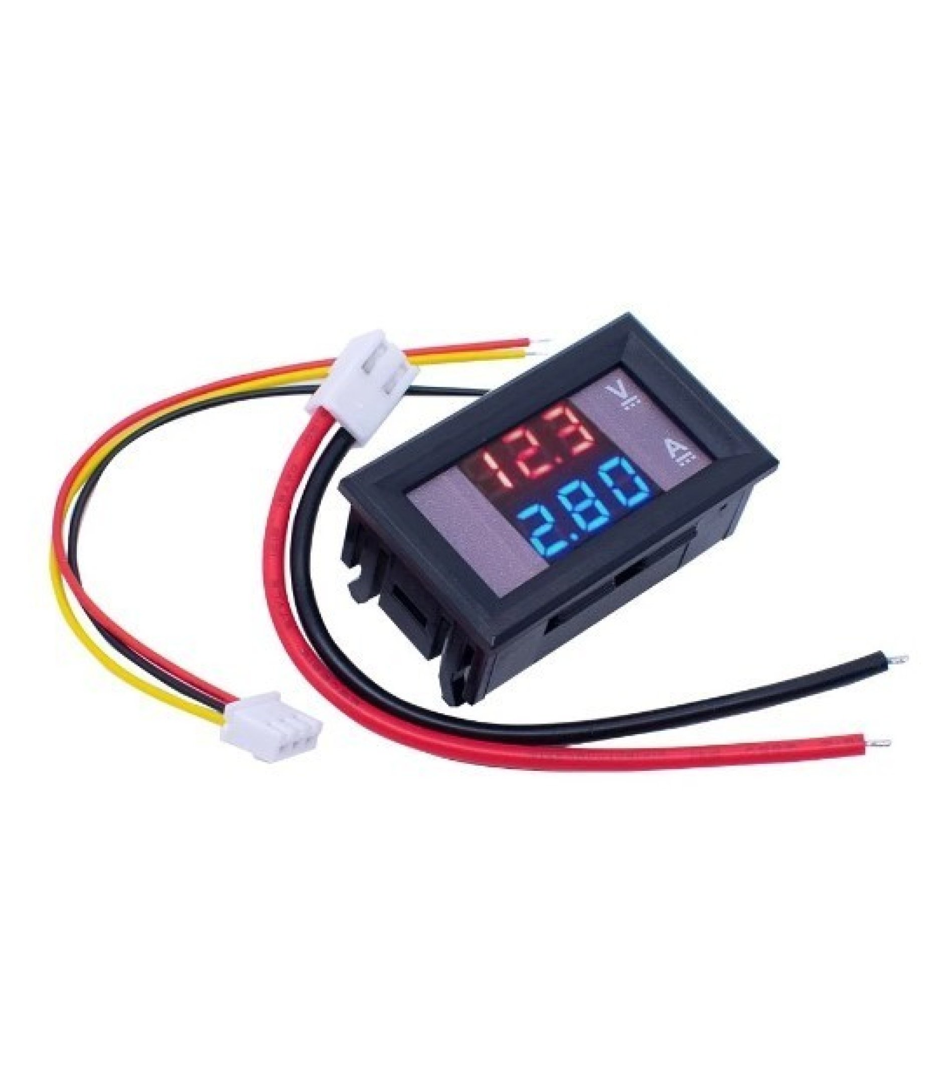 LED DC Dual Display Voltmeter RED/BLUE LED 0.28inch