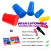 High Temp Silicone Rubber Tapered Plug Kit 8 Size 60 PCS