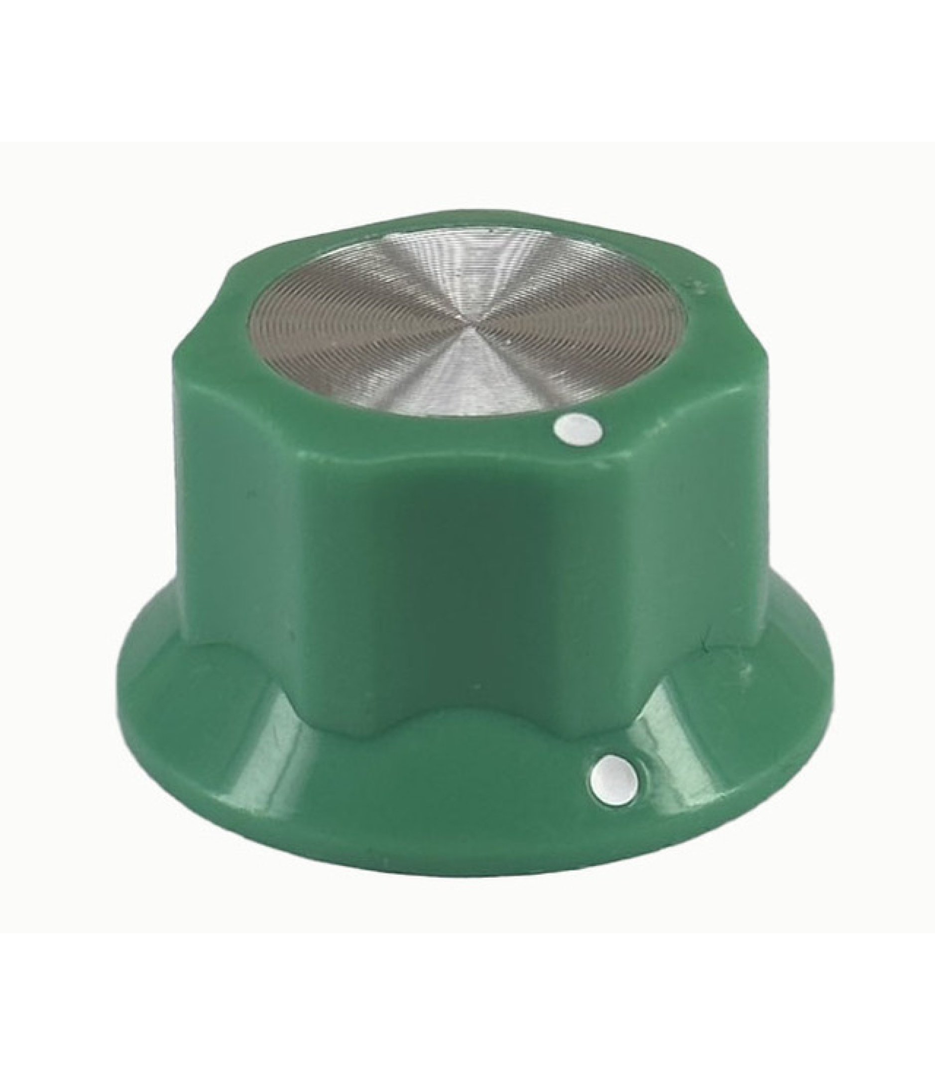 A-7048-2.jpg Green Moog Knob 25*15mm Shaft 6.4mm