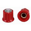 Red Moog Knob 19x16mm Shaft 6.4mm