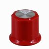 Red Moog Knob 19x16mm Shaft 6.4mm
