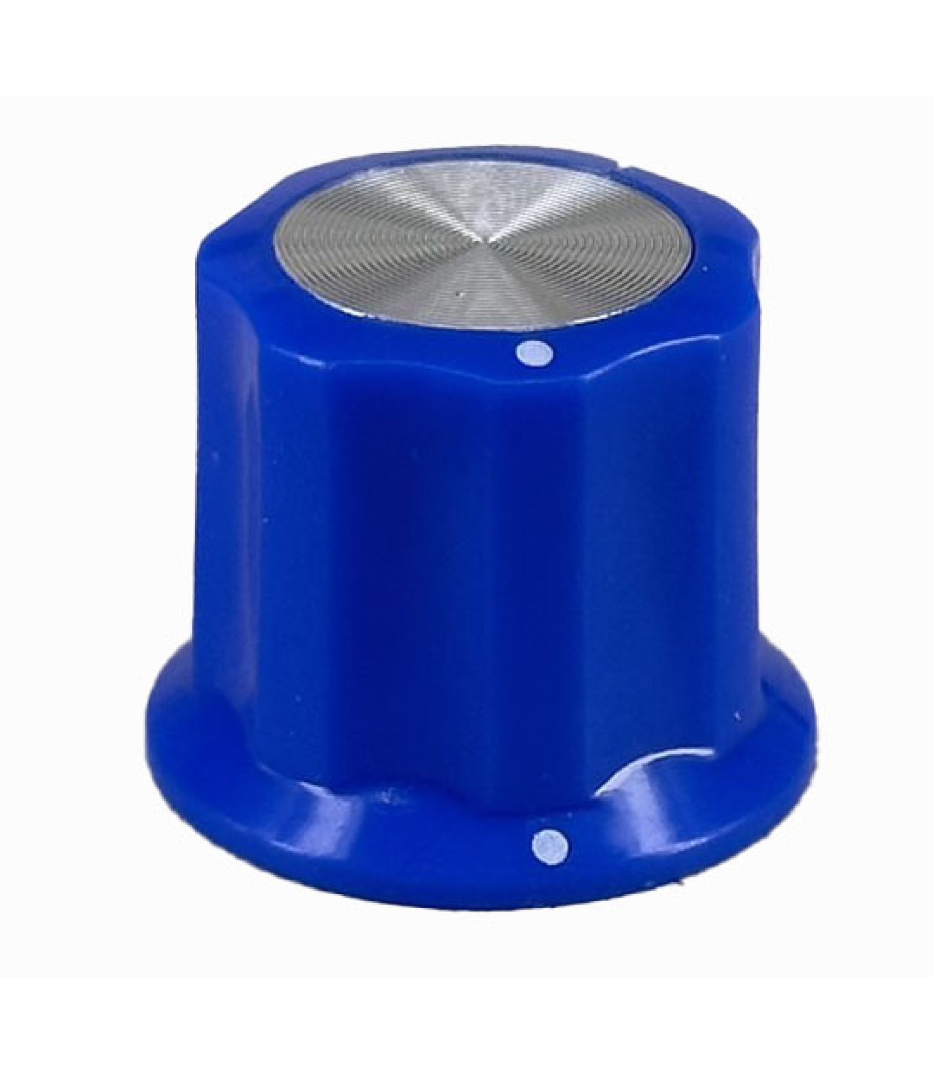 Blue Moog Knob 19x16mm Shaft 6.4mm