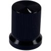 A-7051-2.jpg Black Knurled Aluminum knob 17x20mm Shaft Hole 6mm