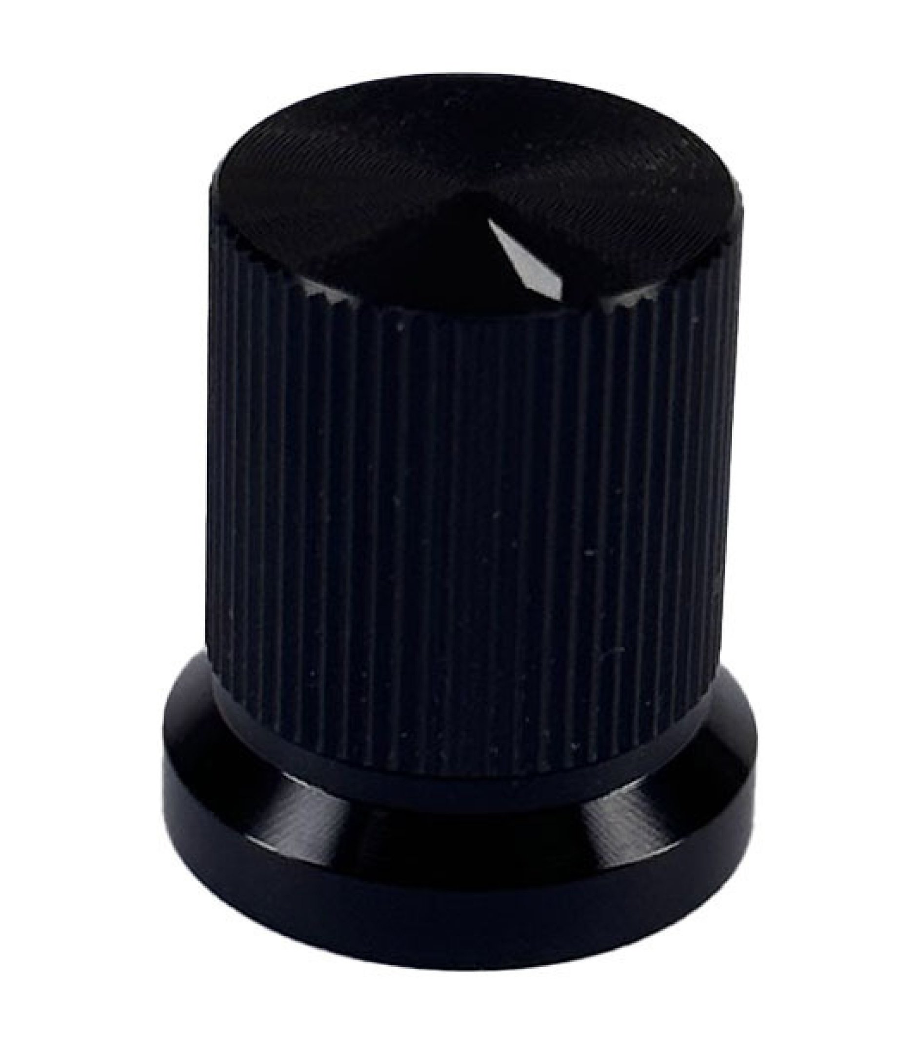 A-7051-2.jpg Black Knurled Aluminum knob 17x20mm Shaft Hole 6mm