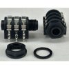 REAN NYS216 6.35mm 1/4" Stereo Insulated Socket Jack PCB