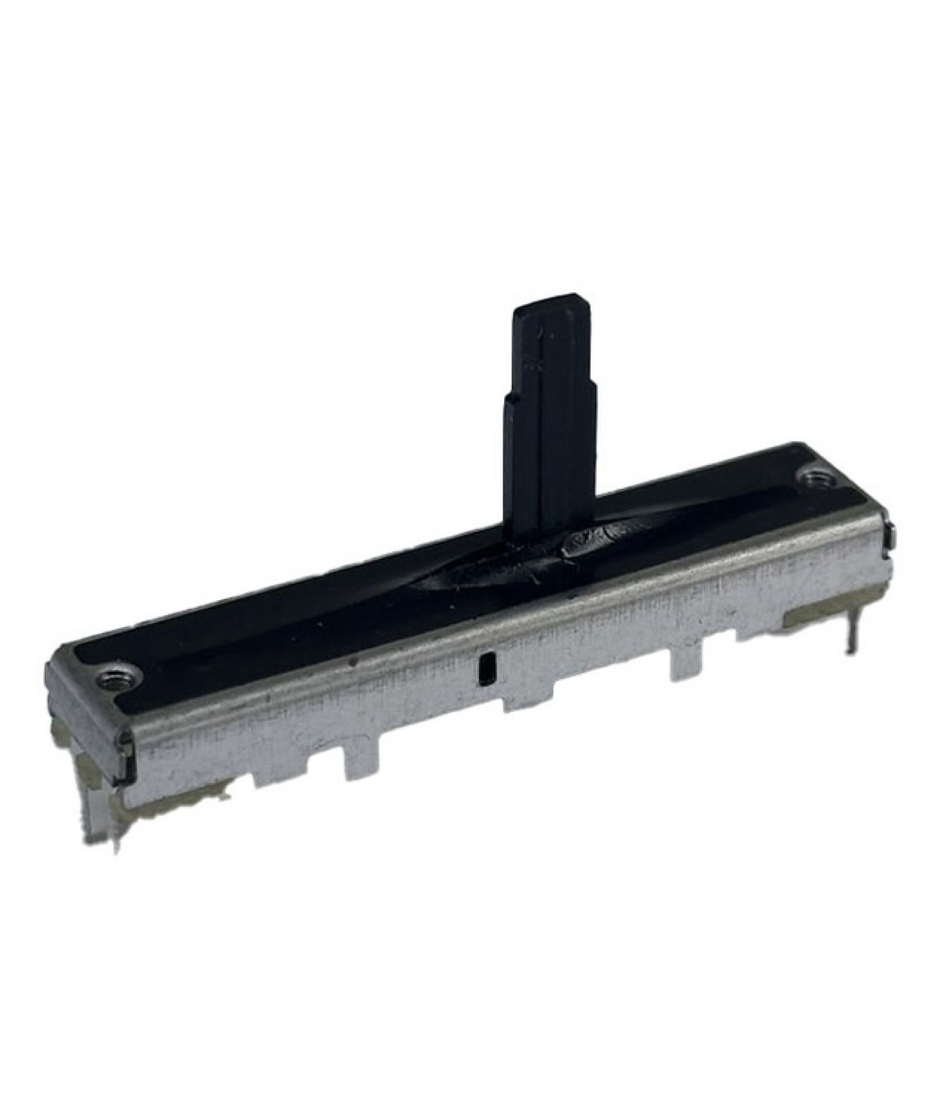 100Electronics 50K OHM Linear Taper Slide Potentiometer PCB Mount Plastic Shaft Lever Height: 15mm Center Click