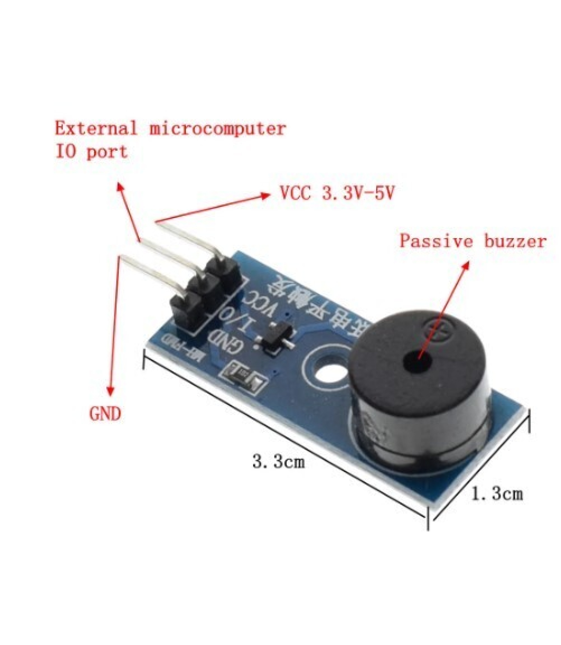 Passive Buzzer Low Level Module for Arduino S8550