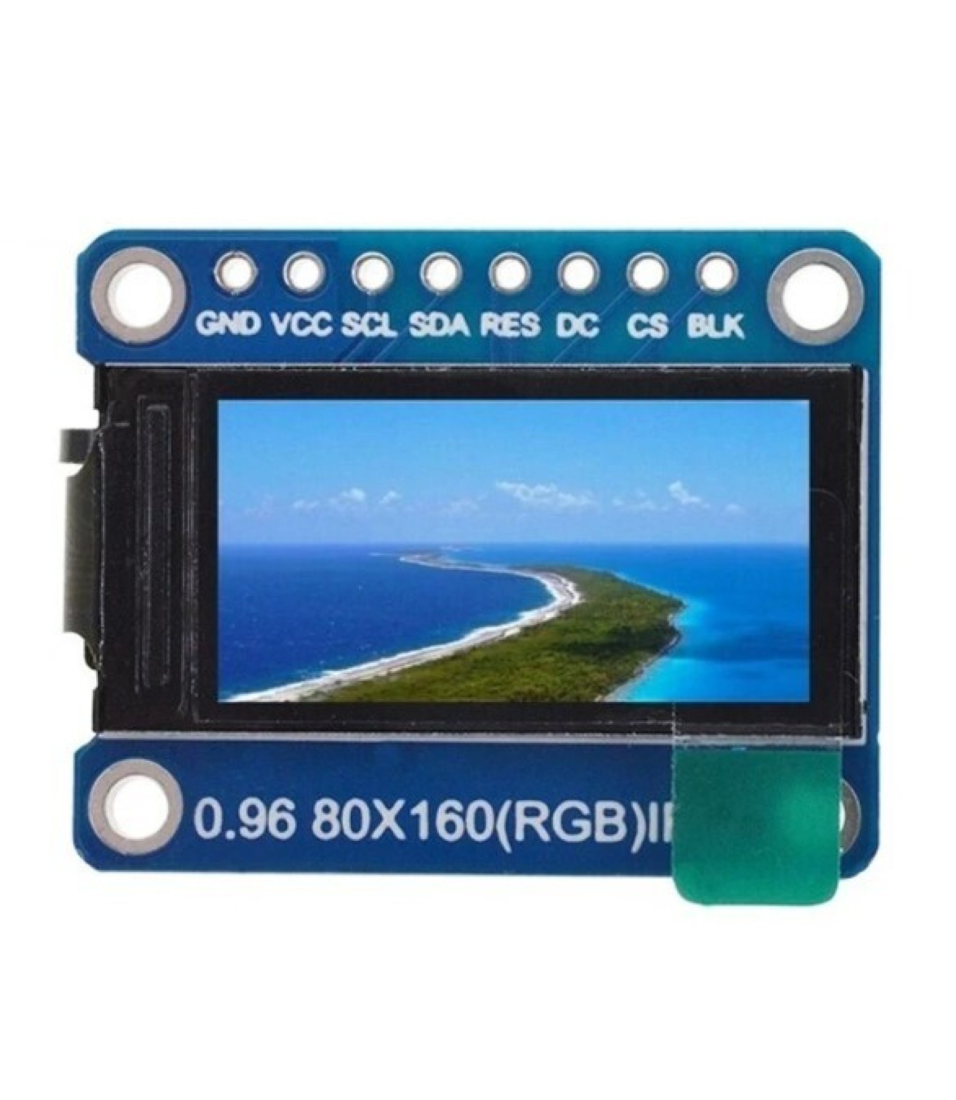 A-7399.jpg 0.96 inch RGB Character TFT Display Module 8Pins