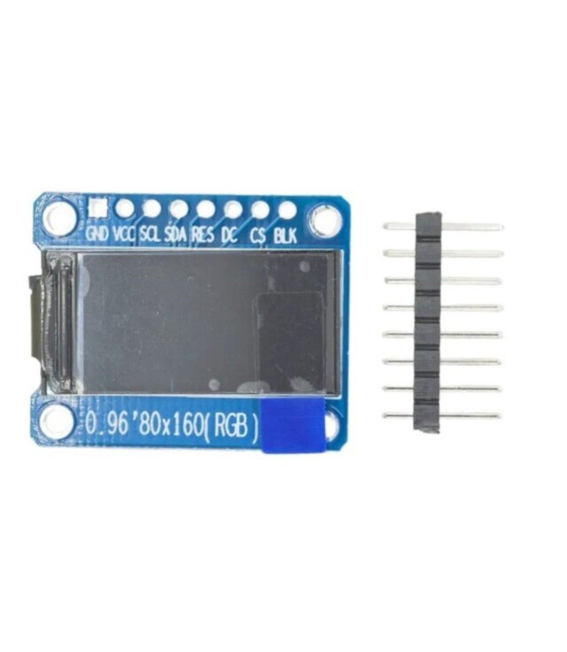 A-7399_1.jpg 0.96 inch RGB Character TFT Display Module 8Pins