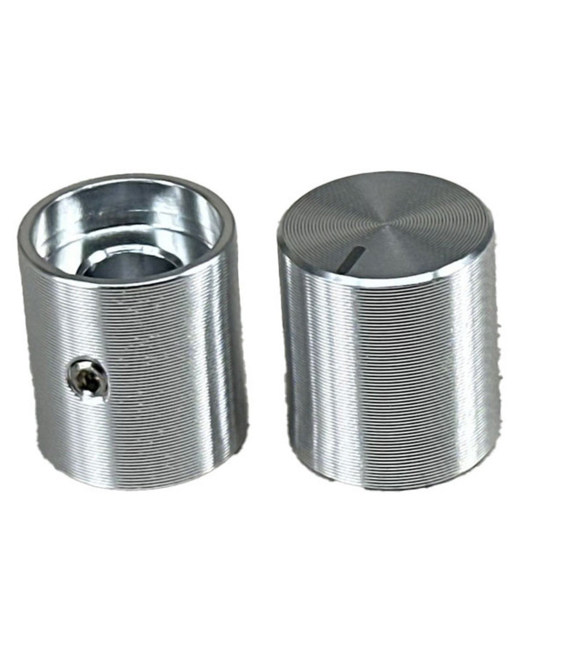 Aluminum Silver Knob 14X16mm shaft hole 6.4mm