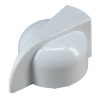 White Zonker Chicken head knob Shaft 6.4mm