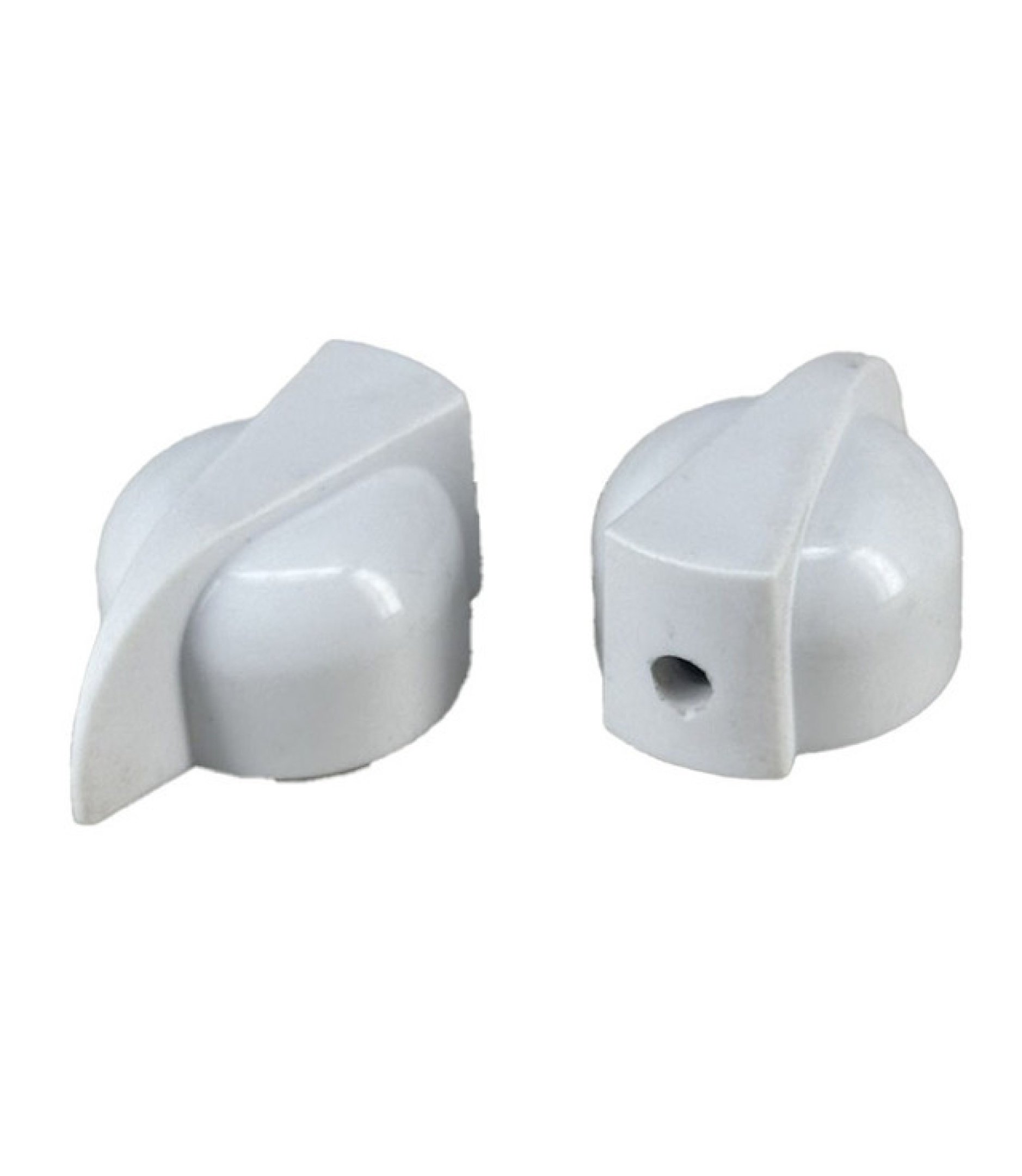 White Zonker Chicken head knob Shaft 6.4mm