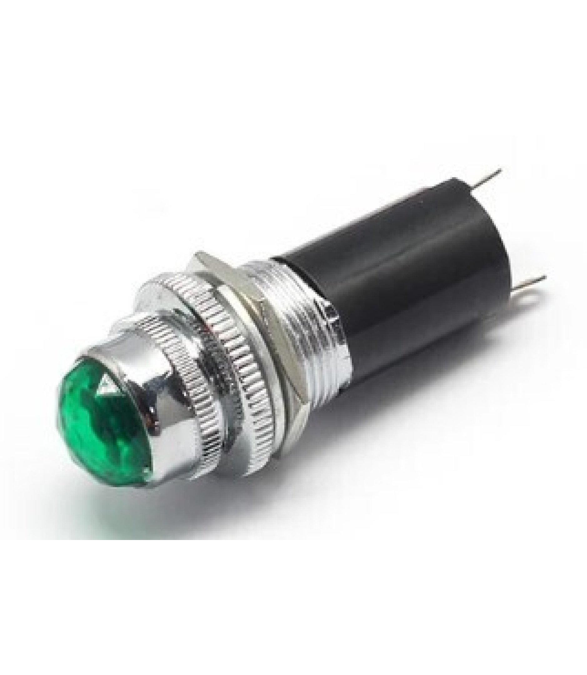 16mm Green Diamond Head Led Indicator Lamp Panel Mount 6V