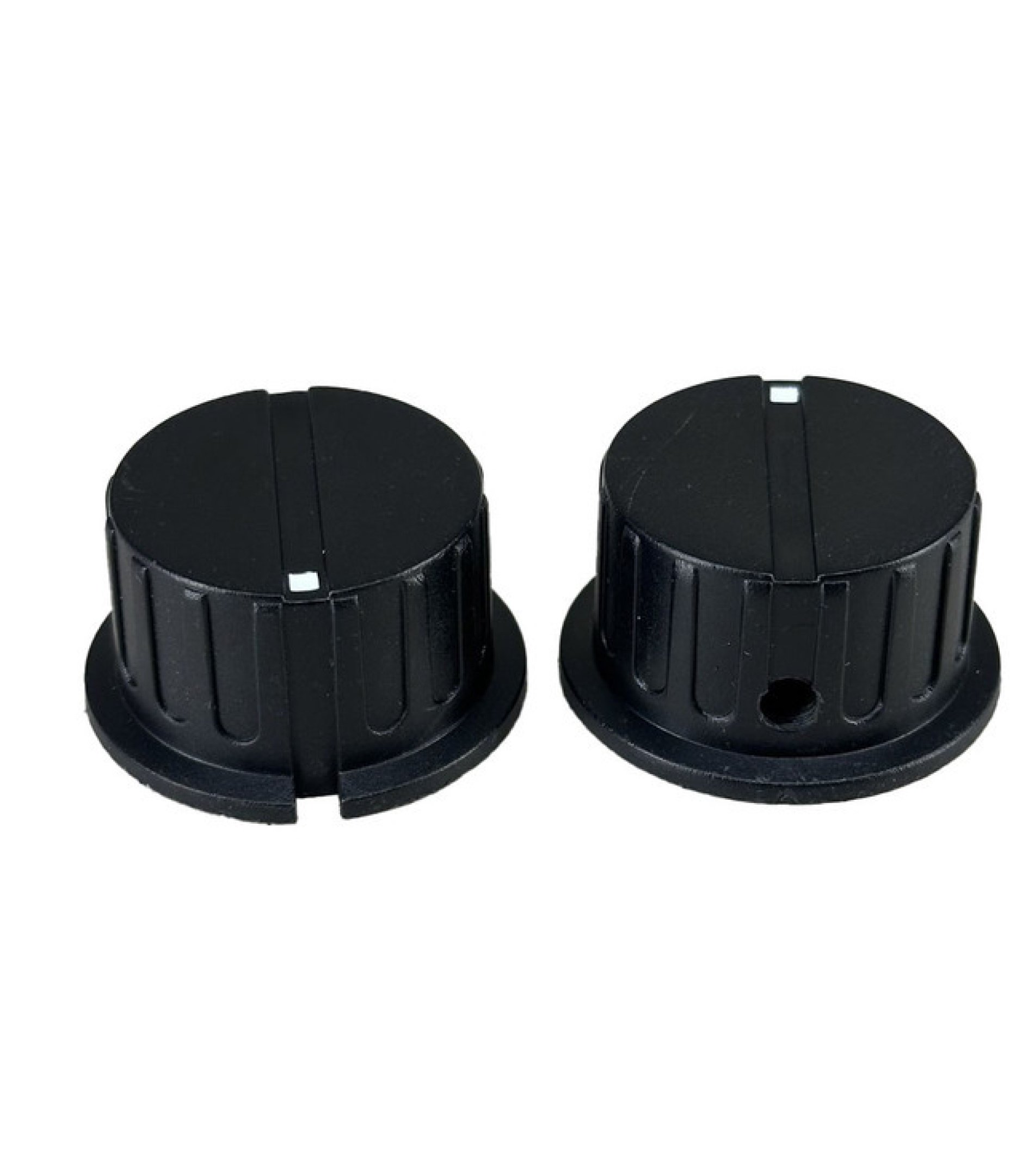 KN8C Black Knob 34x18mm Shaft Diameter 6.35mm
