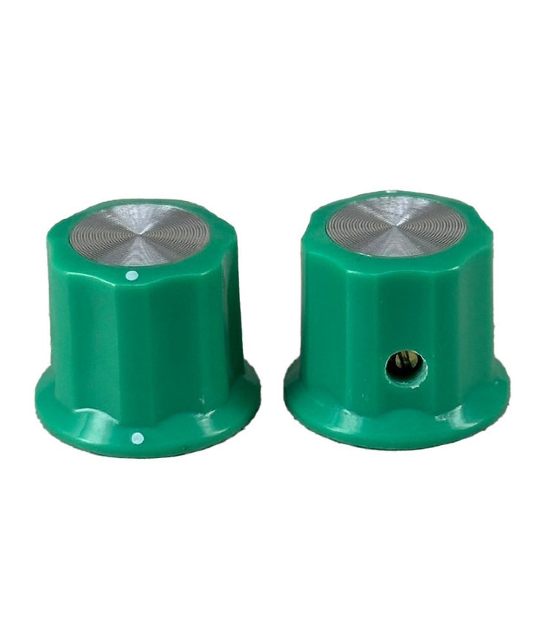 Green Moog Knob 19x16mm Shaft 6.4mm