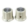 Cream Moog Knob 19x16mm Shaft 6.4mm