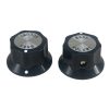 Black Rickenbacker guitar knob with Brass and Volume screen on top 25x15mm Shaft 6.4mm