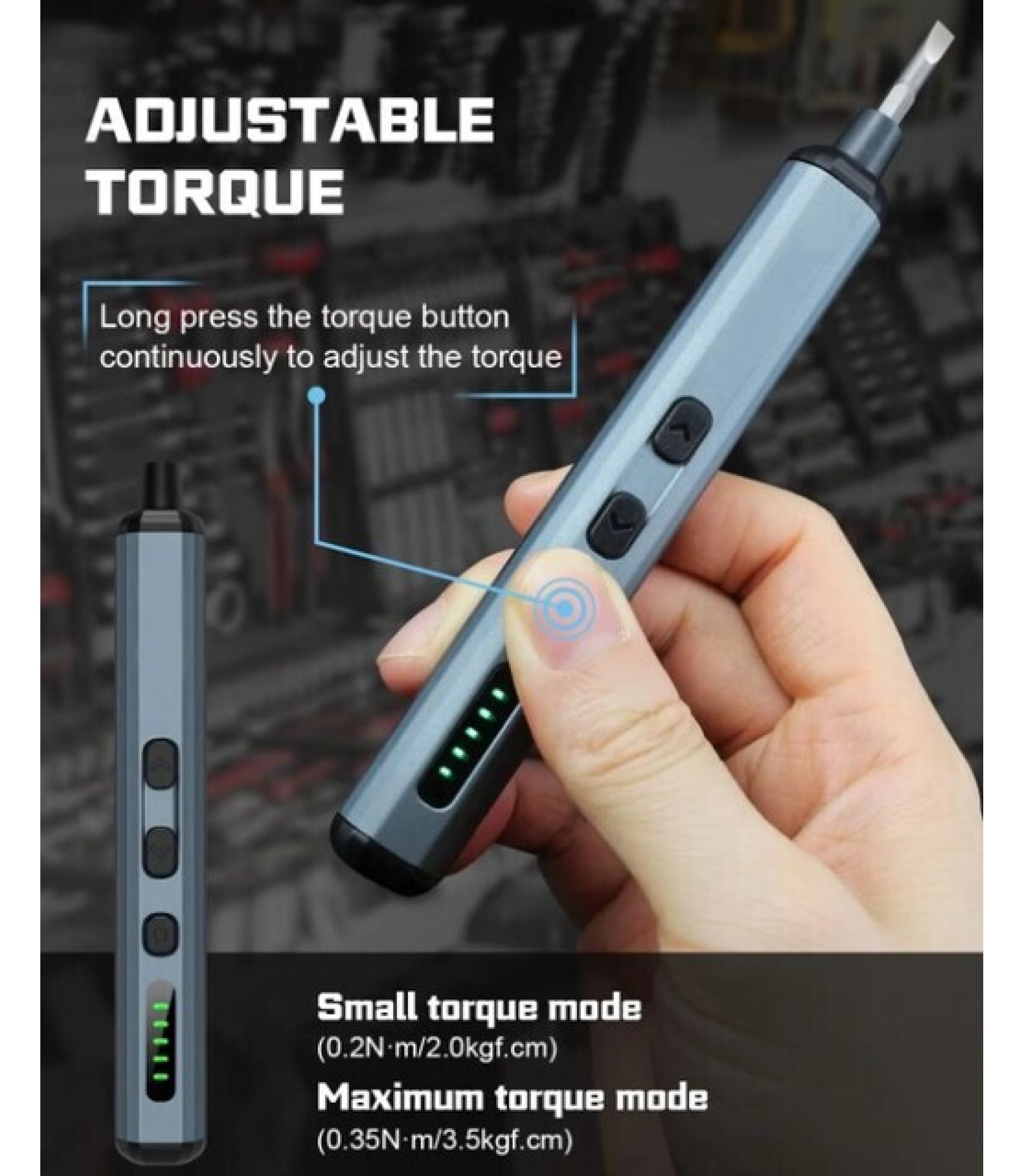 68 in 1 Electric Screwdriver Set 5 Torque Magnetic