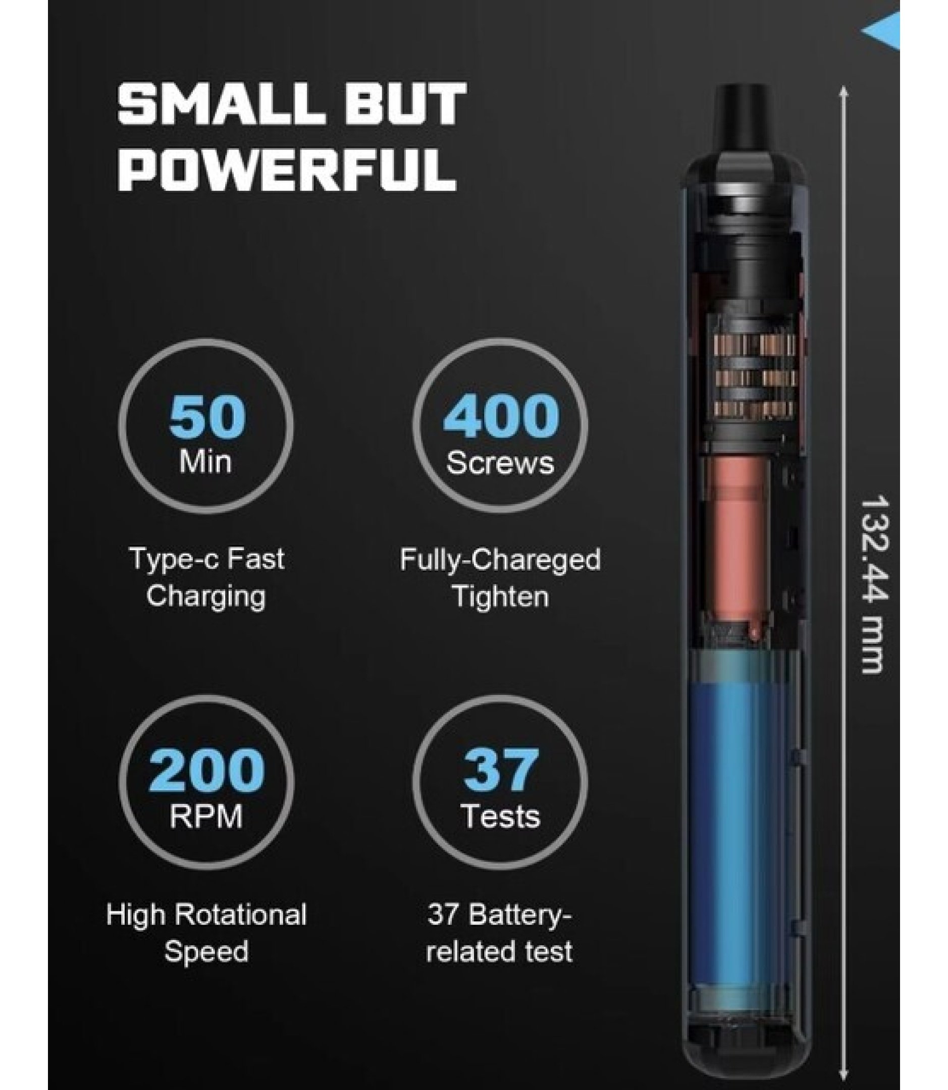 68 in 1 Electric Screwdriver Set 5 Torque Magnetic