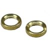 Gold nut for 3.5mm Phone Jack M6x0.5