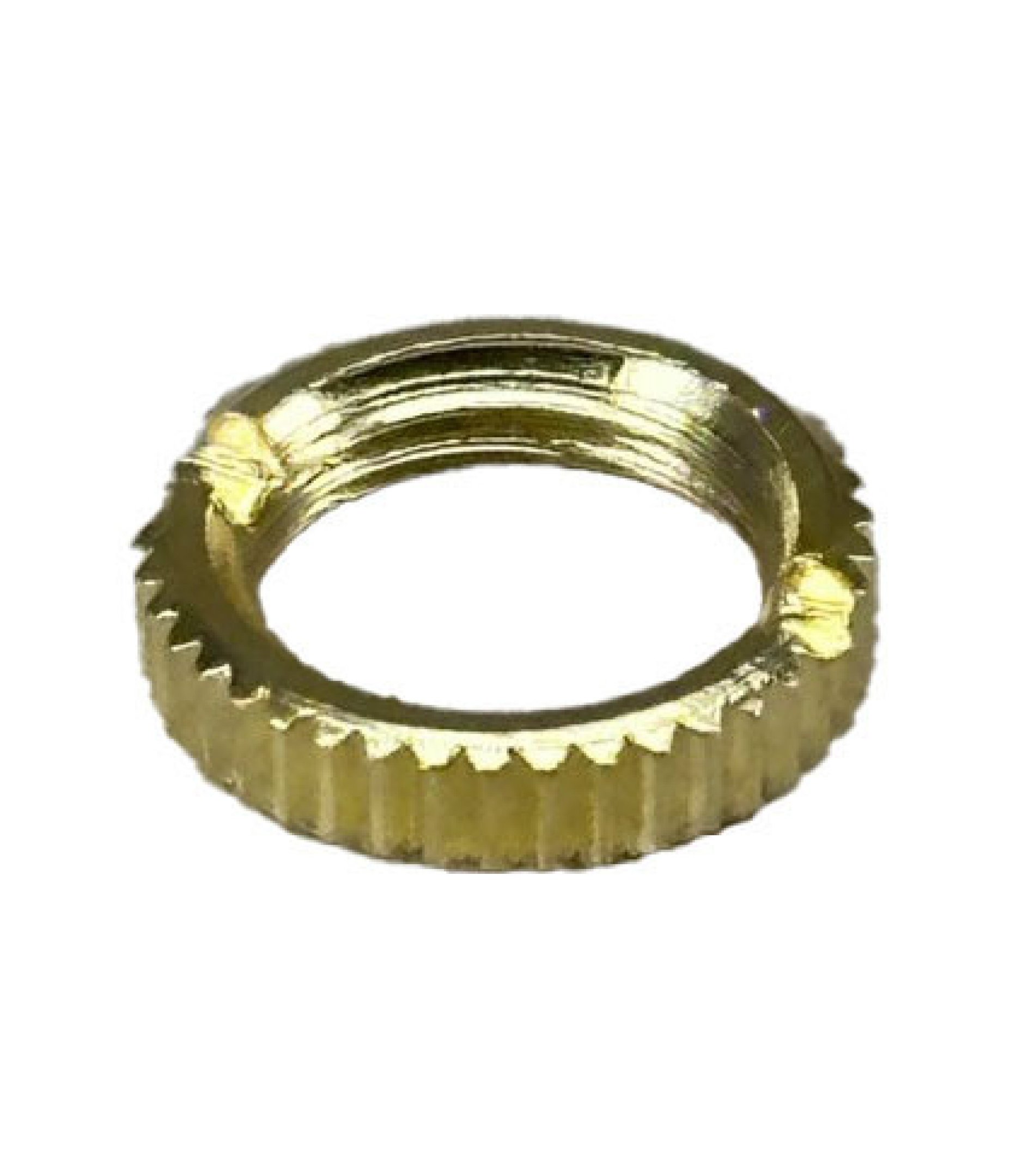 Gold nut for 3.5mm Phone Jack M6x0.5