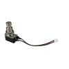 SPST Momentary Soft Touch Push Button Stomp Foots / Pedal Switch with wire cable Connector