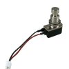 SPST Momentary Soft Touch Push Button Stomp Foots / Pedal Switch with wire cable Connector