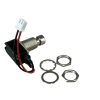 SPST Momentary Soft Touch Push Button Stomp Foots / Pedal Switch with wire cable Connector