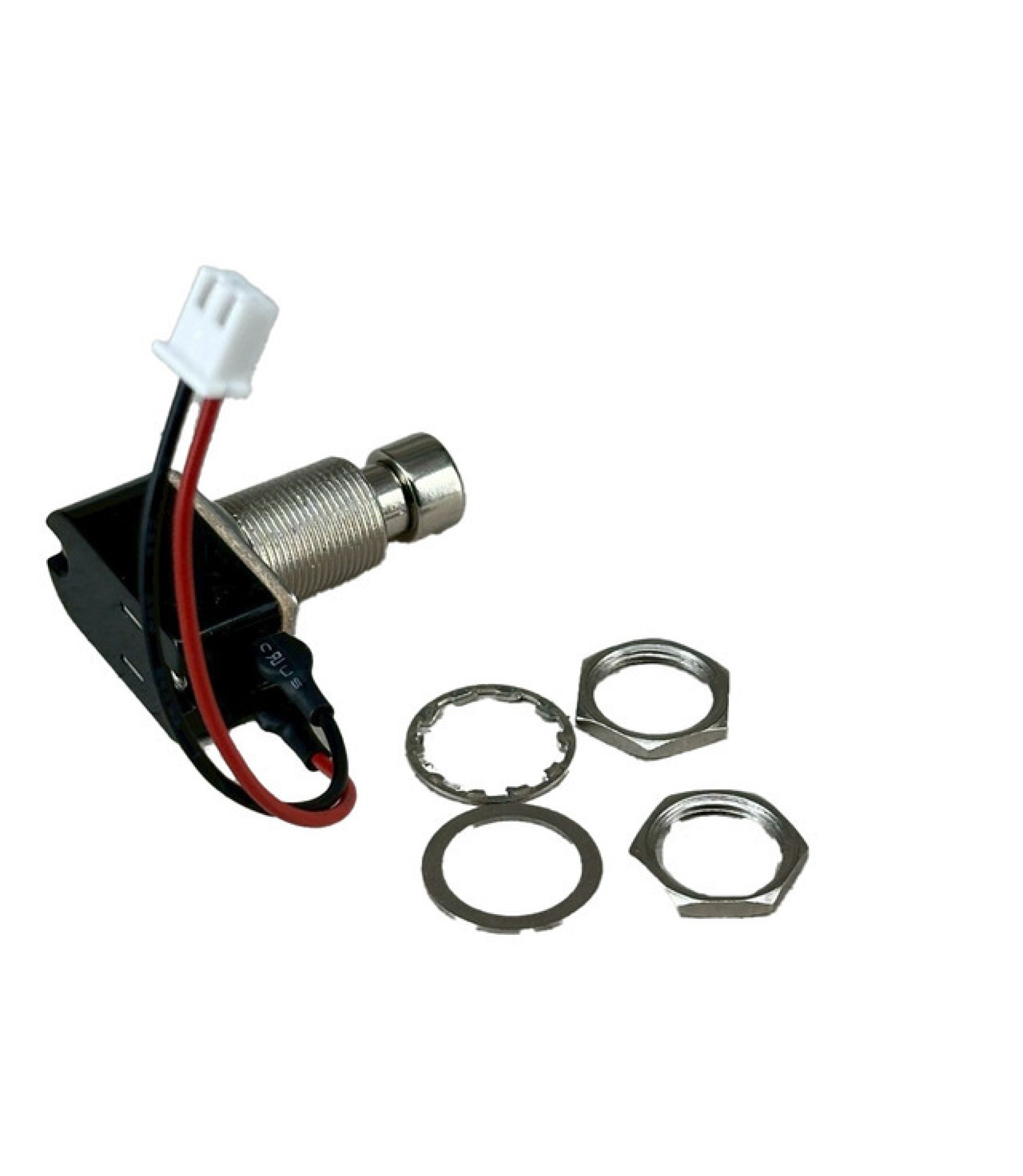 SPST Momentary Soft Touch Push Button Stomp Foots / Pedal Switch with wire cable Connector