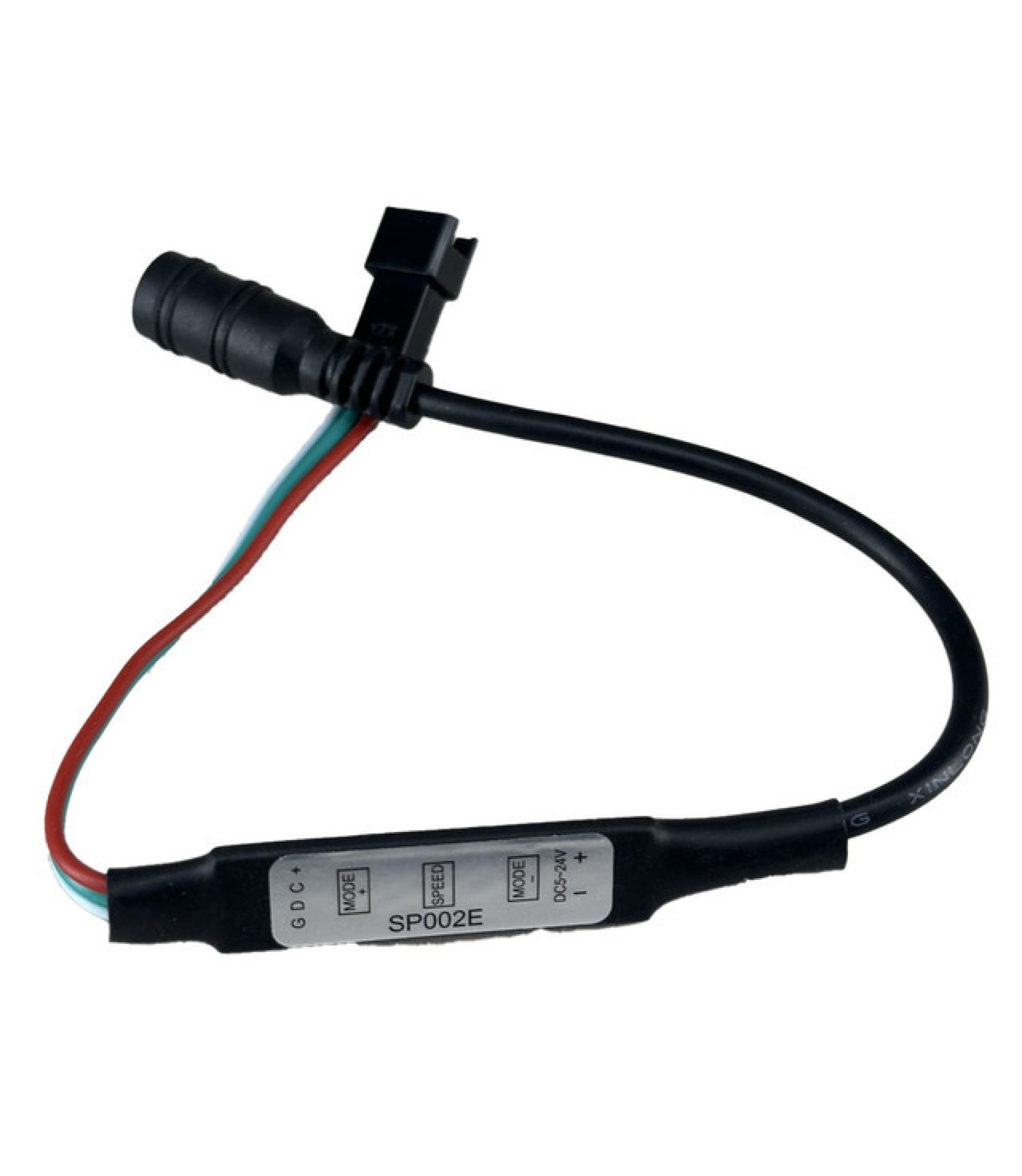 SP002E RGB Controller DC5-24V With DC Connector for WS2812B LED Strip Light