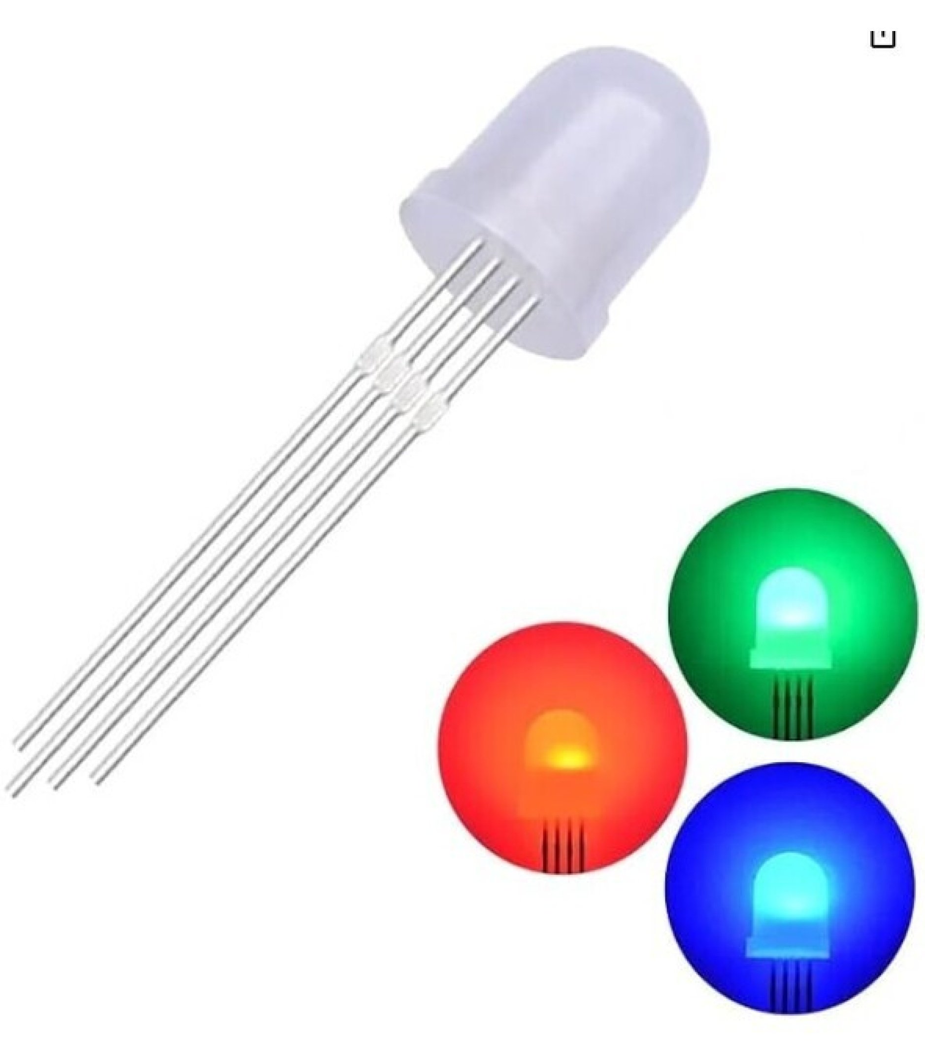 LED 10mm RGB LED Diffused Lens Common anode