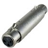 XLR Female Connector Straight Type 3 Pin