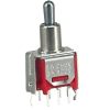 A-8180-2.jpg Sub Mini Toggle Switch DPDT On-On-On Short Handle Snap-in V-bracket