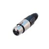 3 Pin XLR Female Plug Socket Connector