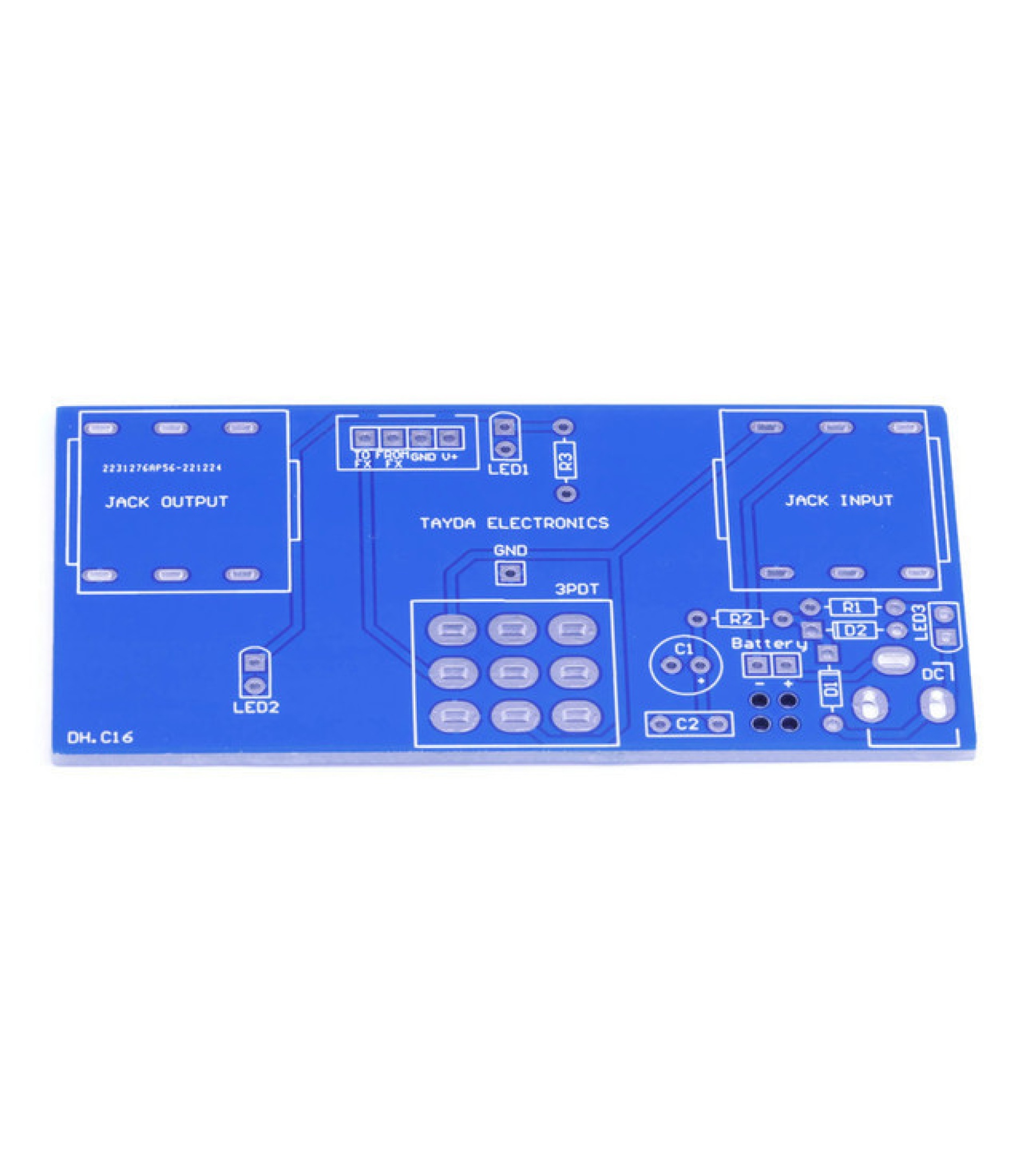 A-898-3.jpg PCB for 1590BB enclosure DIY Guitar Effect