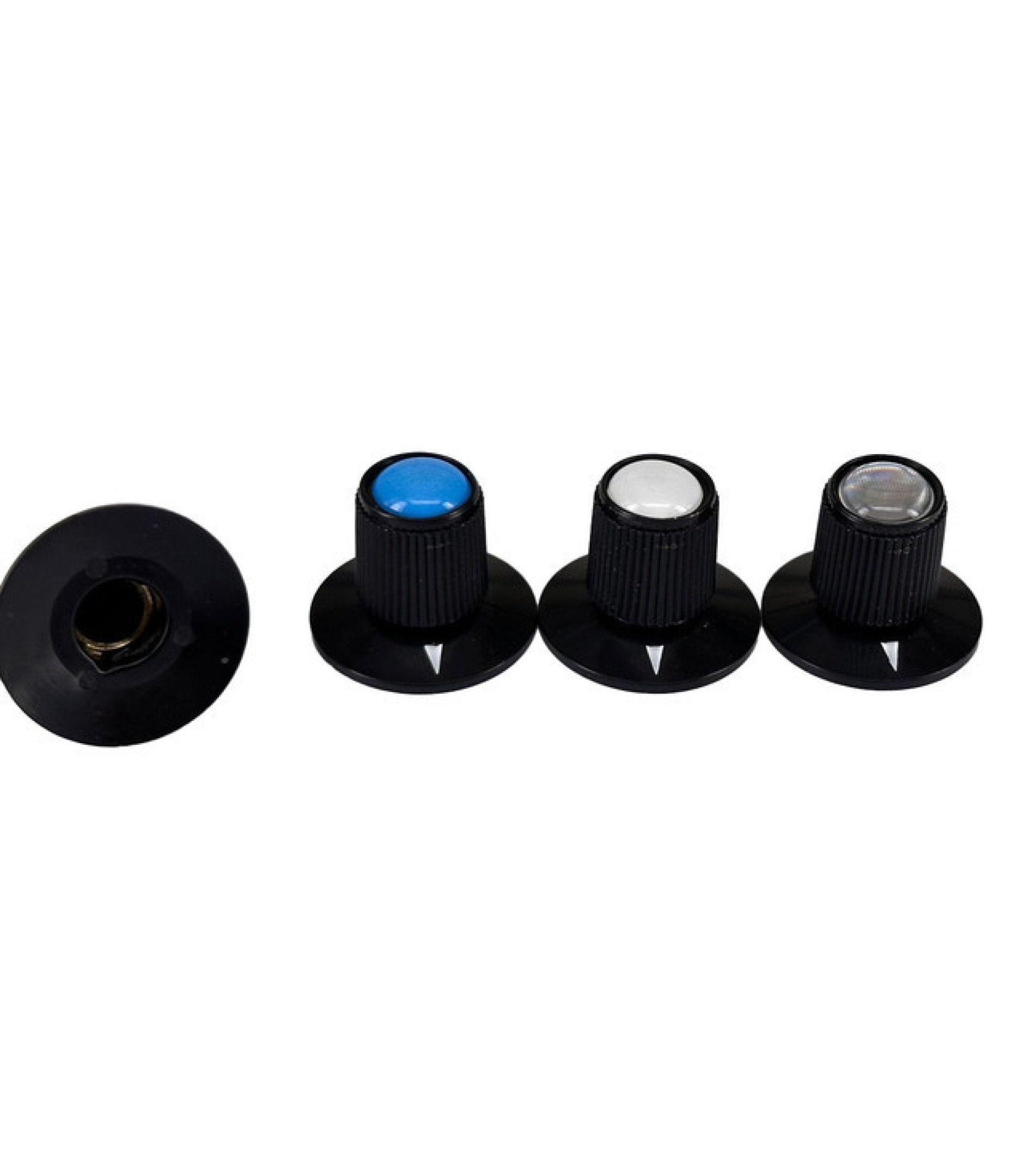 Black Rogan knob 23x17mm Shaft 6.4mm