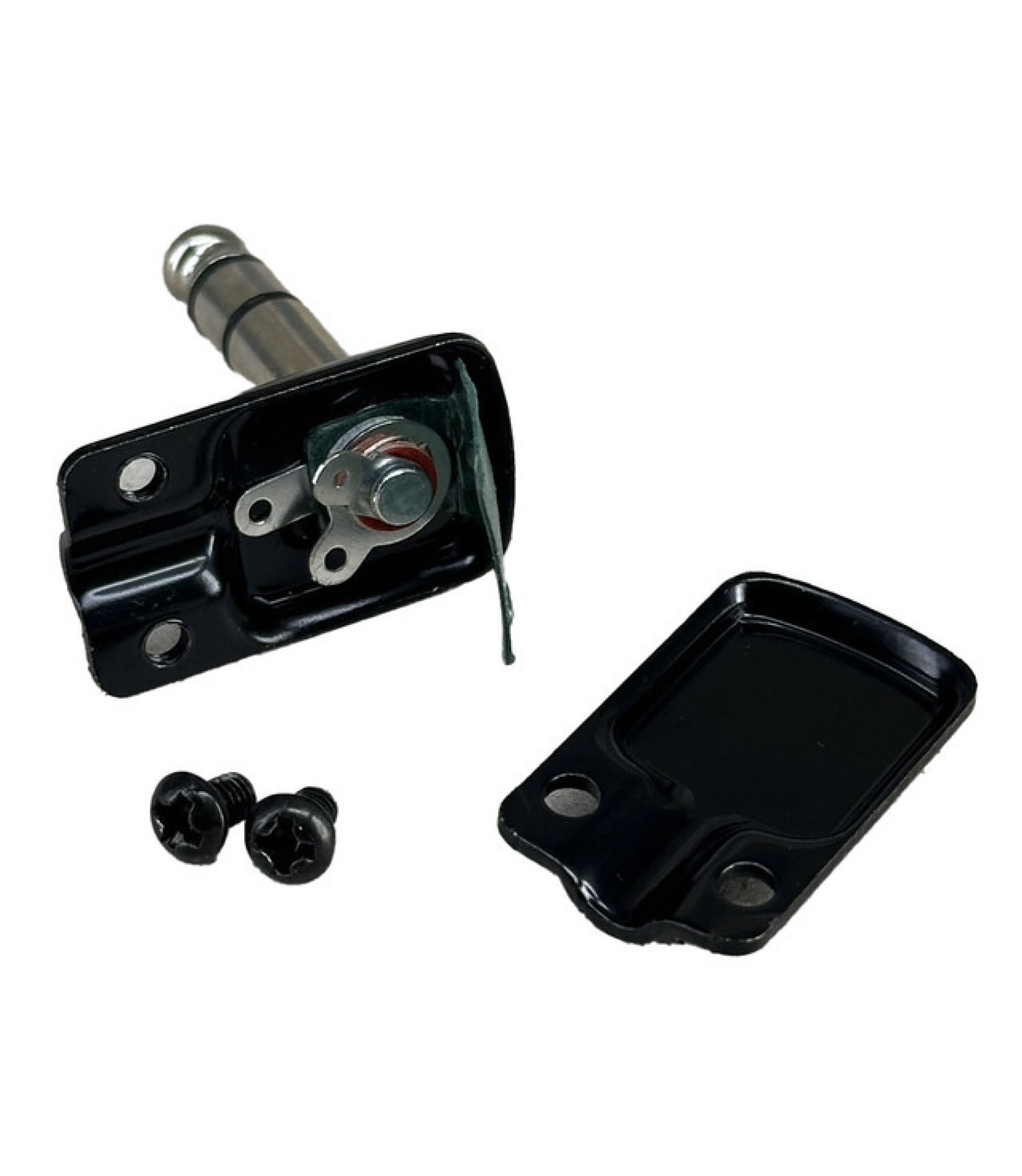 6.35mm 1/4" Stereo Right Angle Square Plug Black Housing Color