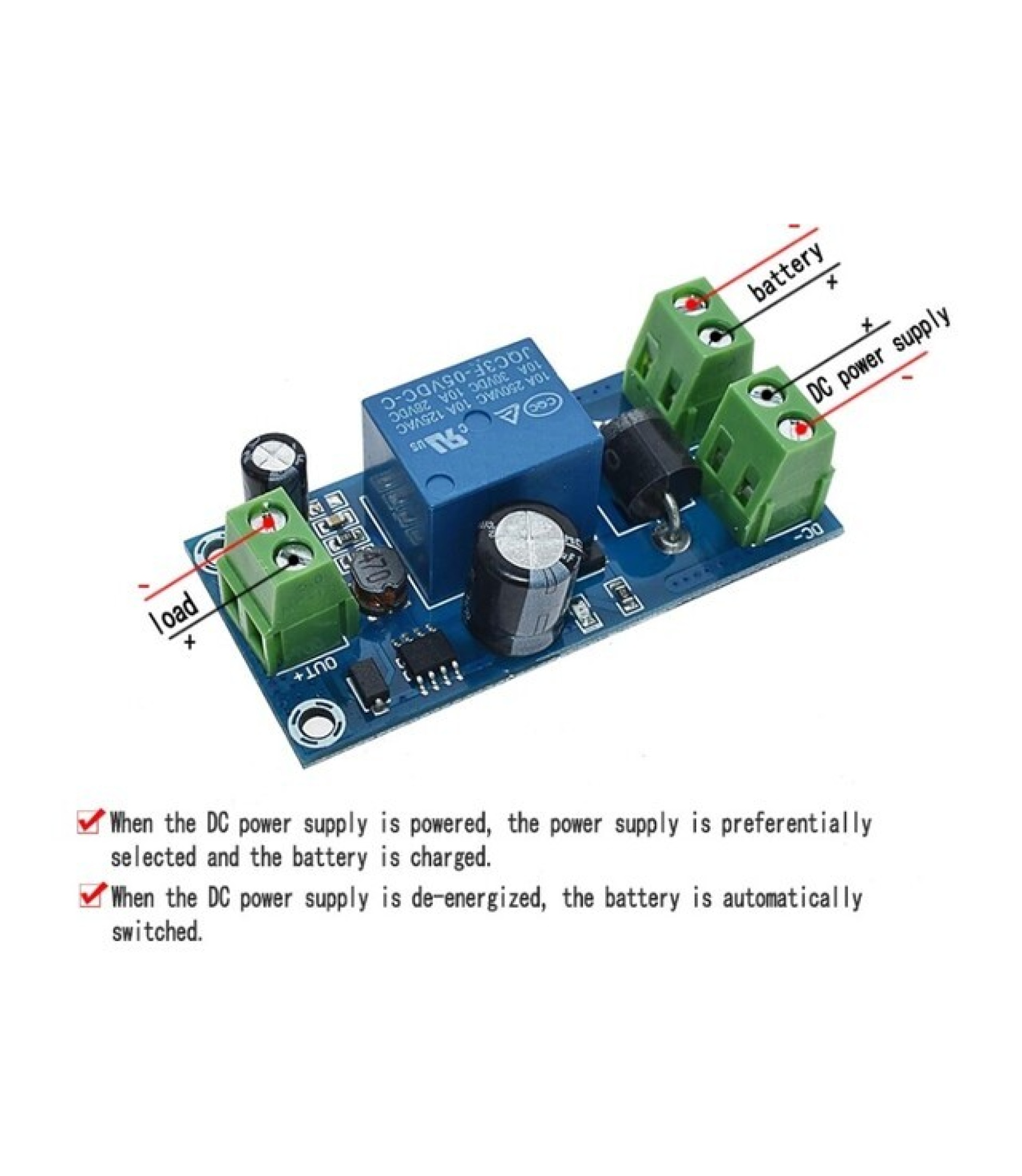 YX850 Power failure automatic switching Module DC 5V-48V