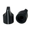 Black2_1.jpg Aluminum Manley Black Knob 19x25 Shaft 6.4mm