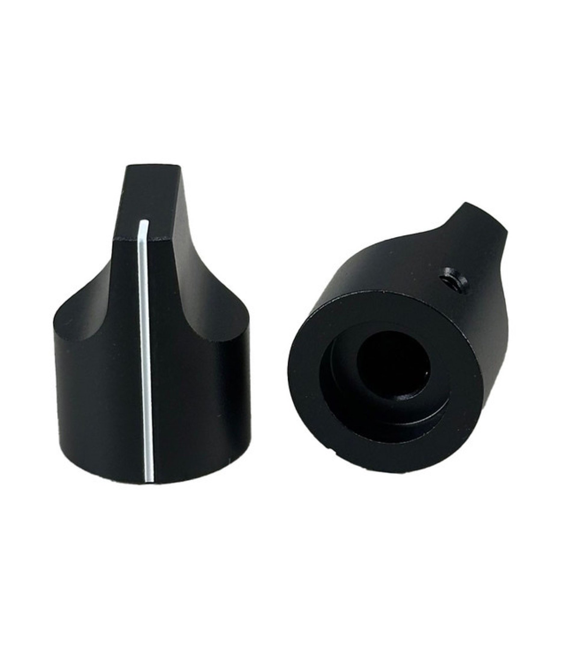 Black2_1.jpg Aluminum Manley Black Knob 19x25 Shaft 6.4mm