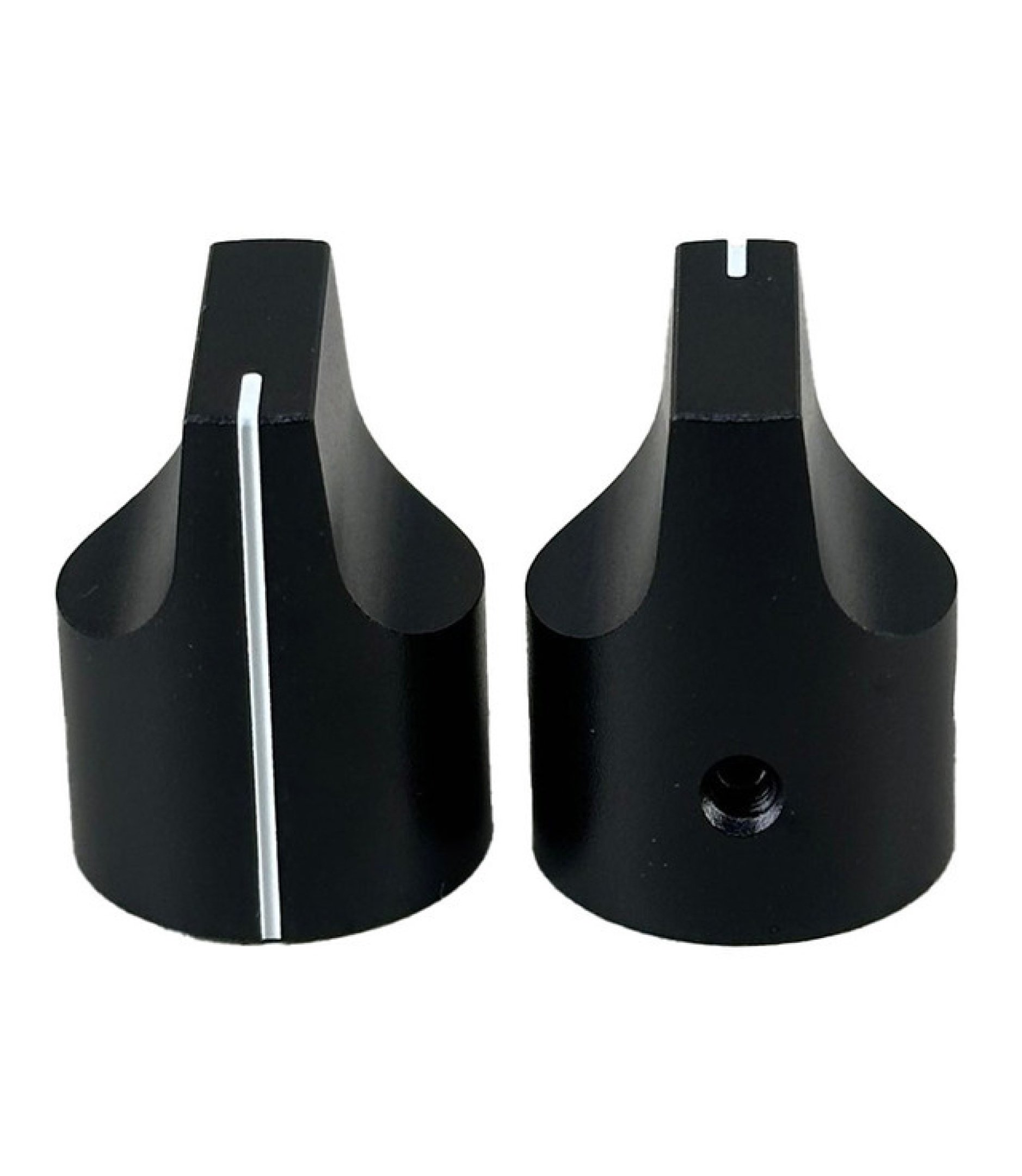 Black_4.jpg Aluminum Manley Black Knob 19x25 Shaft 6.4mm