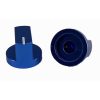 Aluminum Davies 1510 Clone Blue Knob Shaft Hole 6.35mm