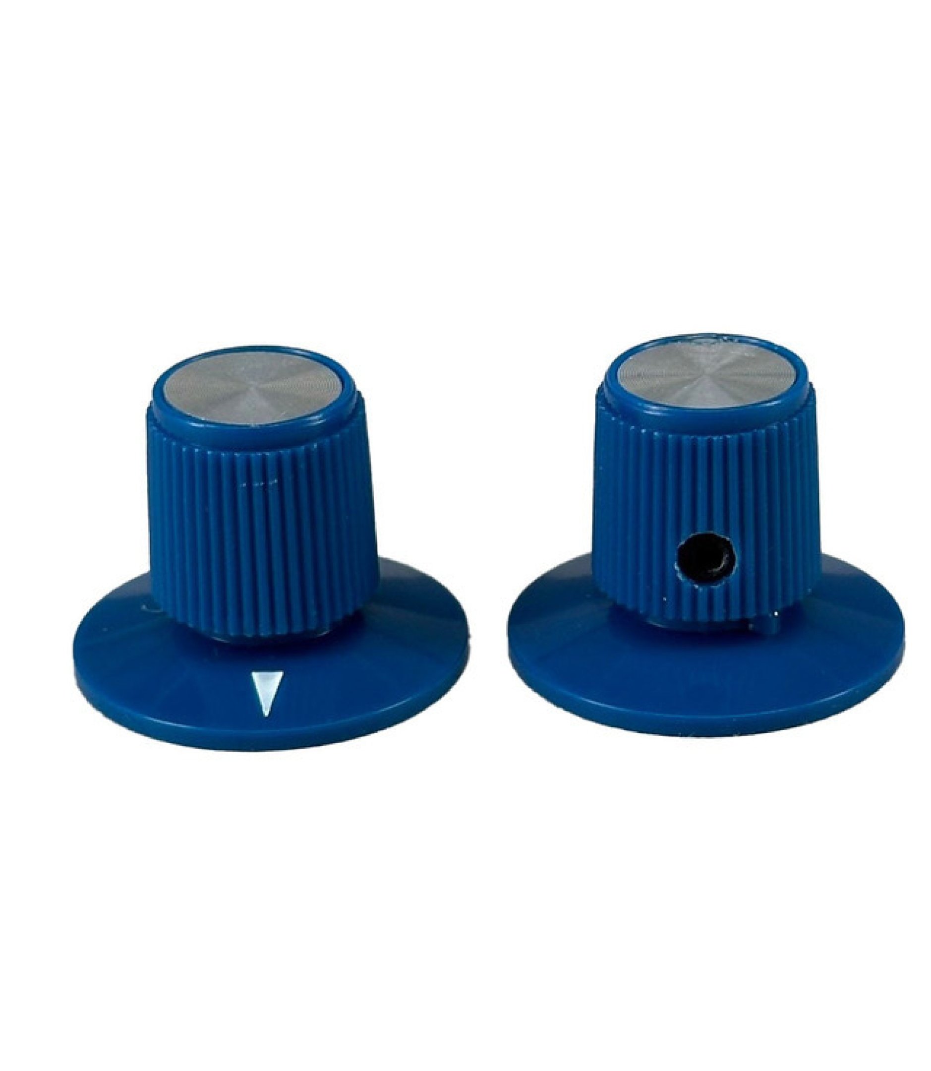Blue Rogan knob 23x17mm Shaft 6.4mm