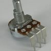 D-shaft.jpg 100K OHM Linear Taper Potentiometer D Shaft PCB Mount
